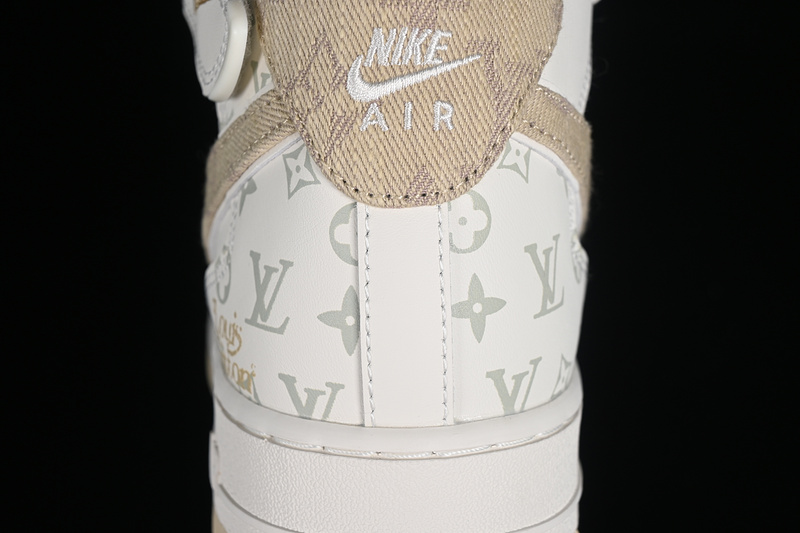 Nike Air Force 1 '07 Mid L*V White/Grey/Yellow 15