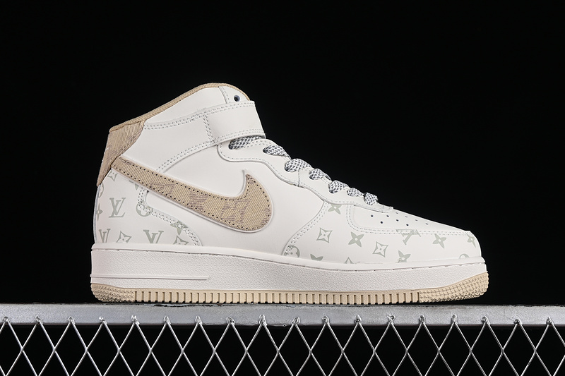 Nike Air Force 1 '07 Mid L*V White/Grey/Yellow 27