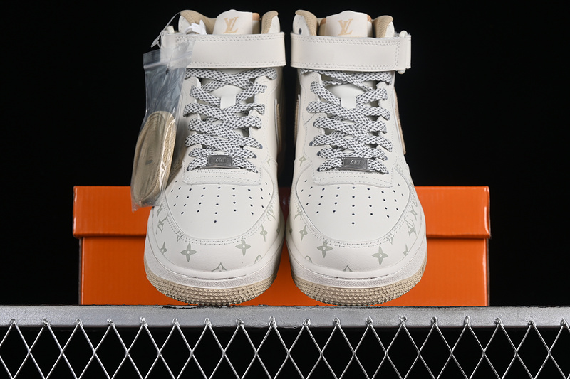 Nike Air Force 1 '07 Mid L*V White/Grey/Yellow 29