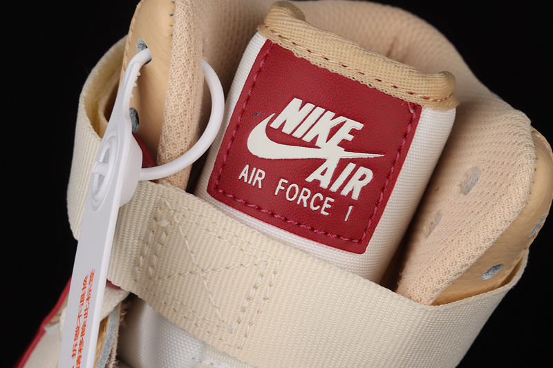 Air Force 1 High Mars Yard White Onyx/Noble Red/Pale Ivory/White 11