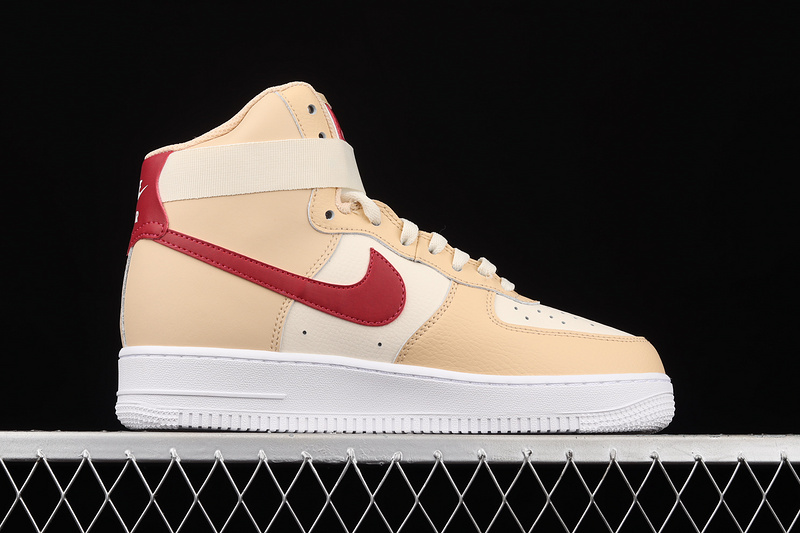 Air Force 1 High Mars Yard White Onyx/Noble Red/Pale Ivory/White 23