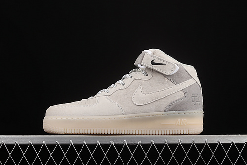 Air Force 1 Mid 07 X Reigning Champ White Grey Black 23