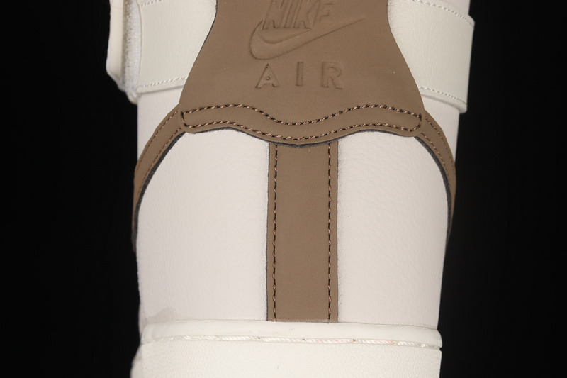 Air Force 1 Mid Rice White/Rice White/Light Brown 5