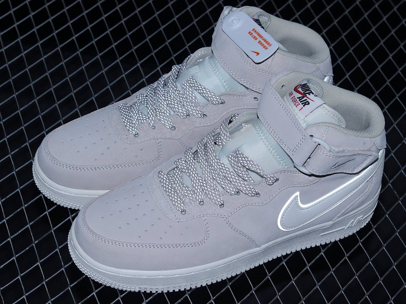 Air Force 1 Mid 07 White/Grey/Beige 9