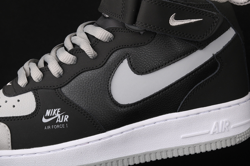 Nike Air Force 1 '07 Mid Shadow Grey White/Grey/Black 5