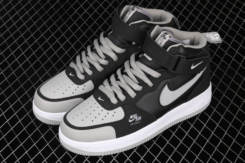 Nike Air Force 1 '07 Mid Shadow Grey White/Grey/Black 19