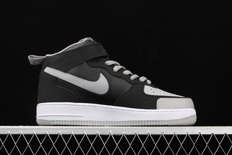 Nike Air Force 1 '07 Mid Shadow Grey White/Grey/Black 25