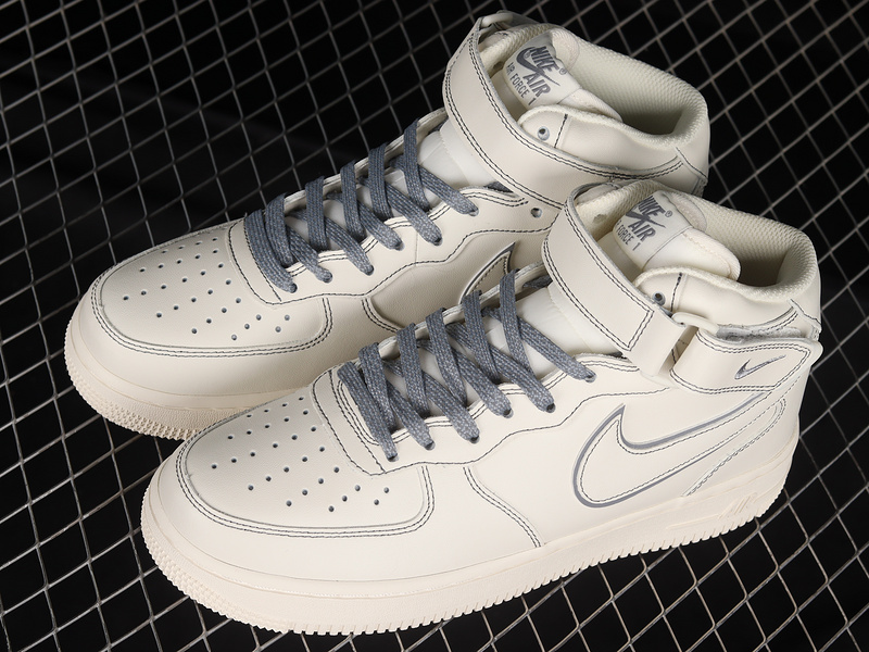 Nike Air Force 1 '07 Mid White/Grey 3