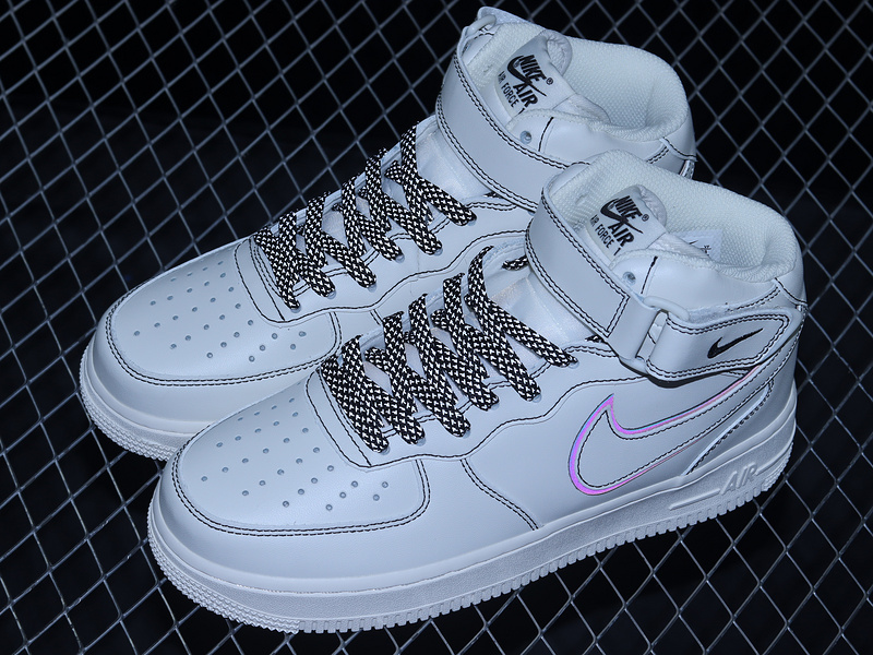 Nike Air Force 1 '07 Mid Grey/White/Black 17