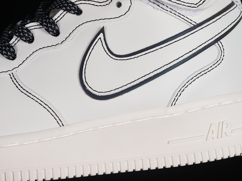 Nike Air Force 1 '07 Mid Grey/White/Black 19