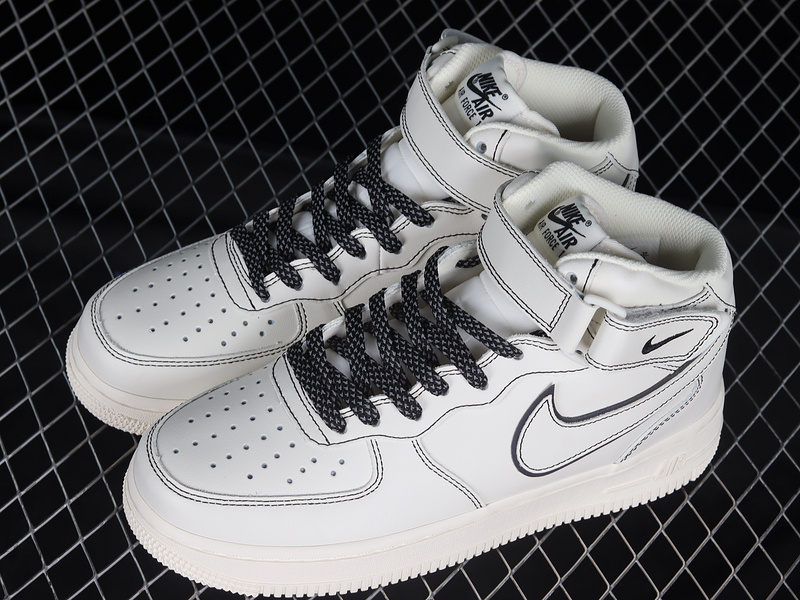 Nike Air Force 1 '07 Mid Grey/White/Black 29