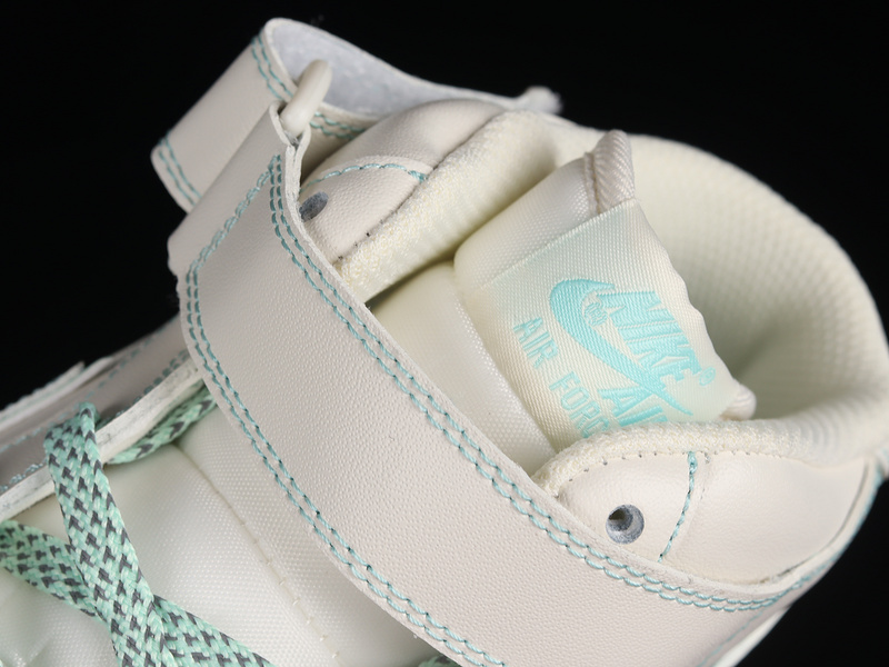 Air Force 1 Mid 07 White/White/Green 27