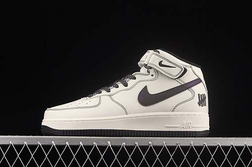 Undefeated X Nike Air Force 1 '07 Mid Beige/Black 5