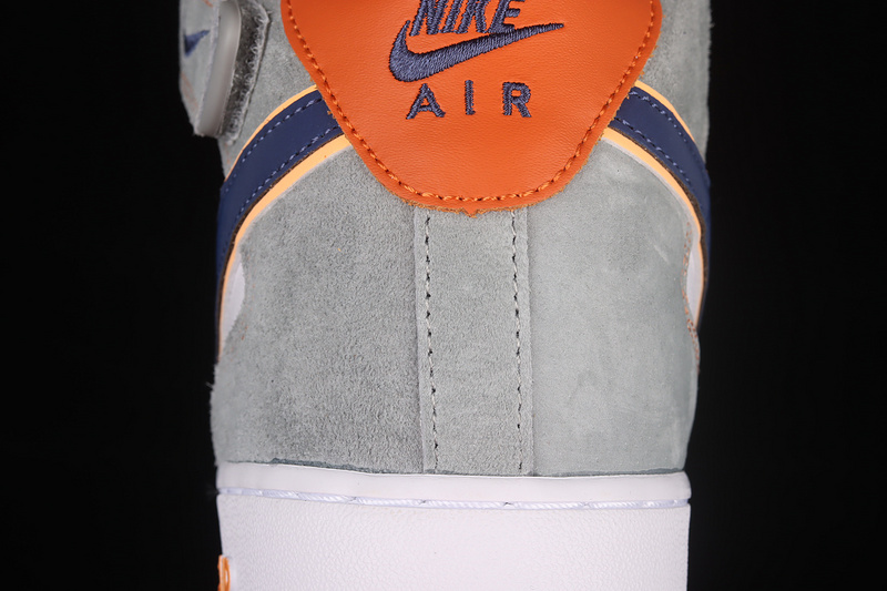 Nike Air Force 1 '07 Mid Grey/Blue/Orange/White 21