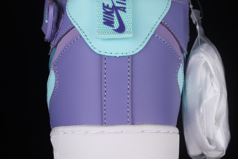 Air Force 1 Mid Purple Green/Lake White 15