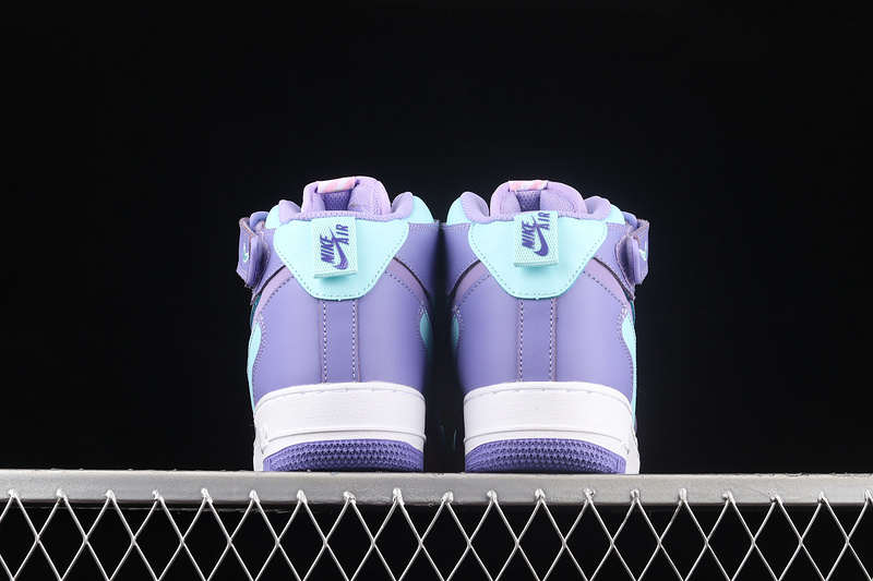 Air Force 1 Mid Purple Green/Lake White 31