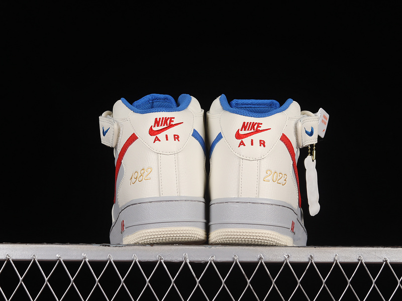 Air Force 1 Supreme Low Year Of Rabbit Full Palm Built In Air Cushion White/Blue 9