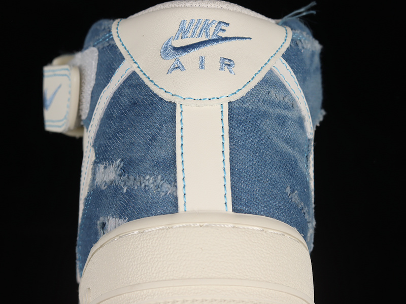 Air Force 1 Mid 07 Broken Silk Denim Blue/White/Beige 13