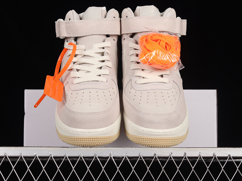 Air Force 1 Mid Light Grey/White/Gum 7