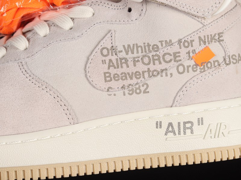 Air Force 1 Mid Light Grey/White/Gum 29