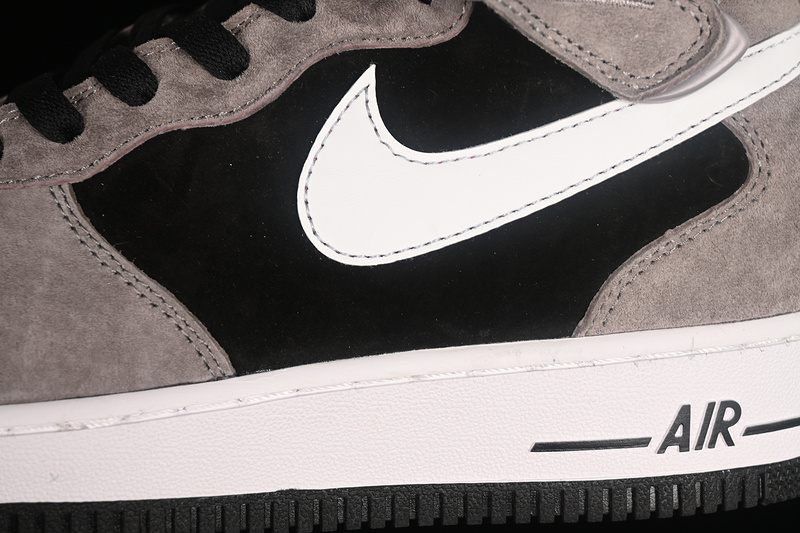 Nike Air Force 1 '07 Mid White/Grey/Black 9