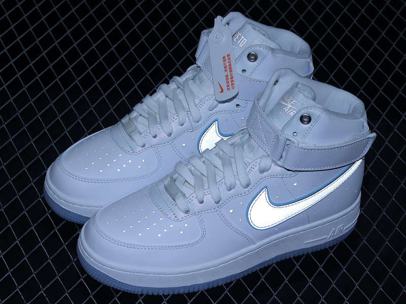 Air Force 1 High 07 Dare To Fly White/White/Metallic Silver 15