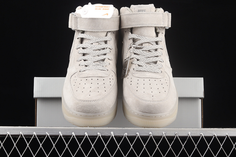 Nike Air Force 1 '07 Mid White/White/White 13