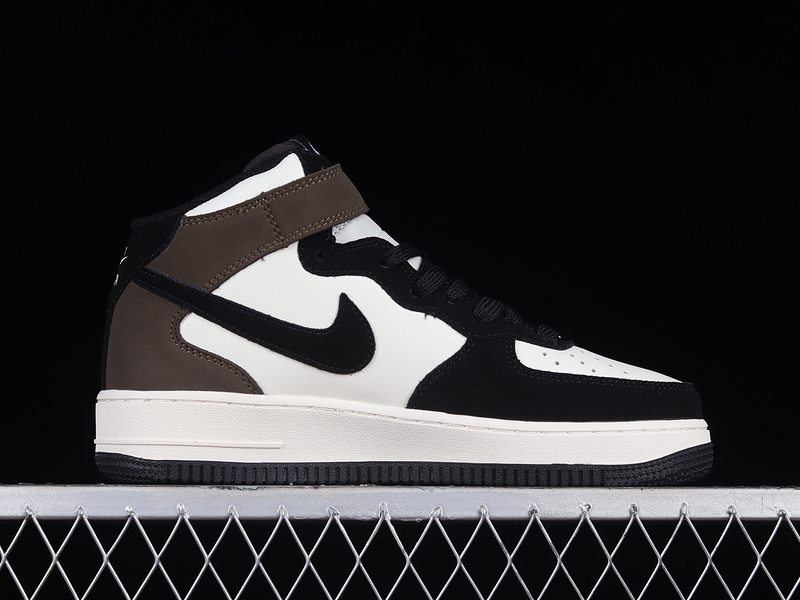 Nike Air Force 1 '07 Mid White/Black/Brown 3