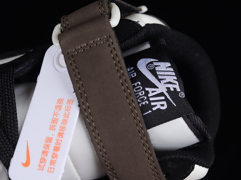 Nike Air Force 1 '07 Mid White/Black/Brown 9