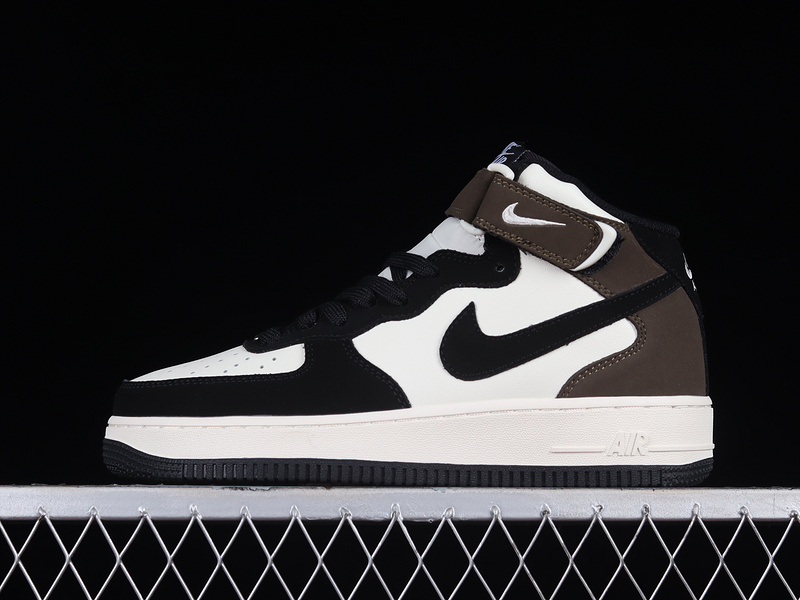 Nike Air Force 1 '07 Mid White/Black/Brown 17