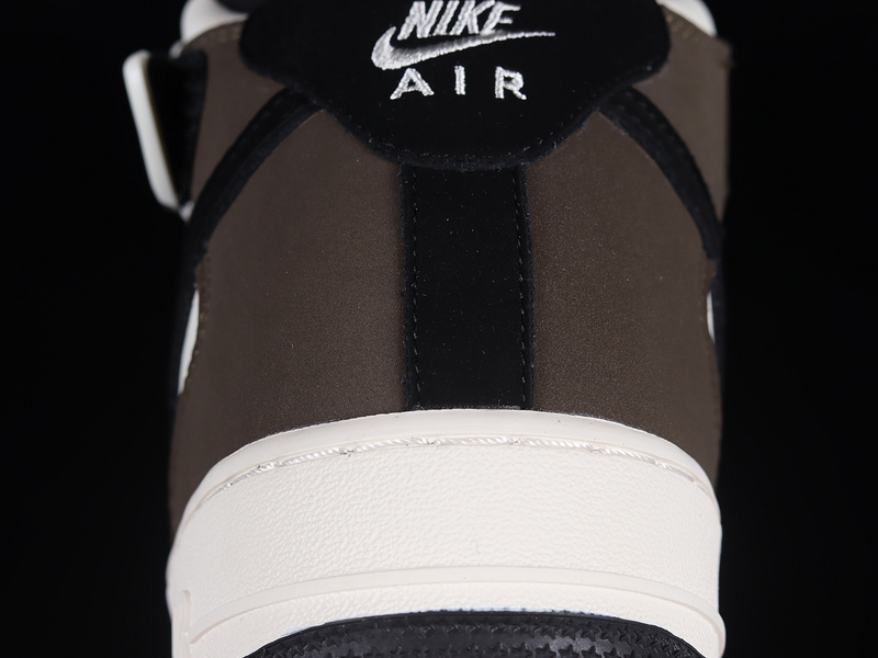 Nike Air Force 1 '07 Mid White/Black/Brown 23