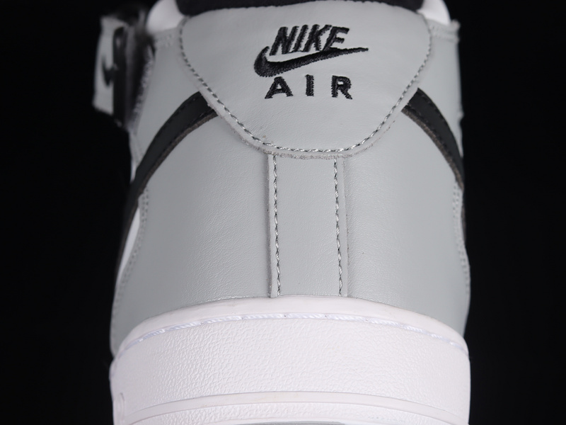 Nike Air Force 1 '07 Mid White/Black/Grey 7