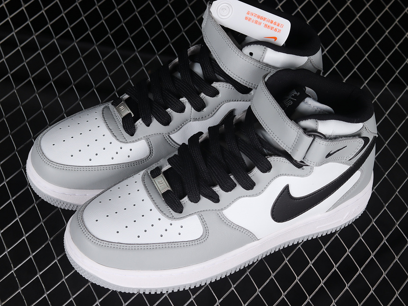 Nike Air Force 1 '07 Mid White/Black/Grey 9