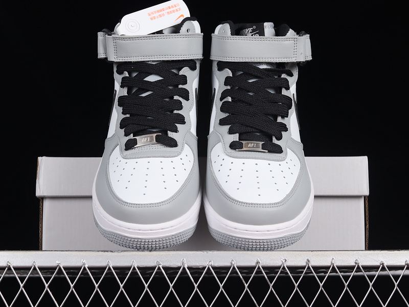 Nike Air Force 1 '07 Mid White/Black/Grey 15