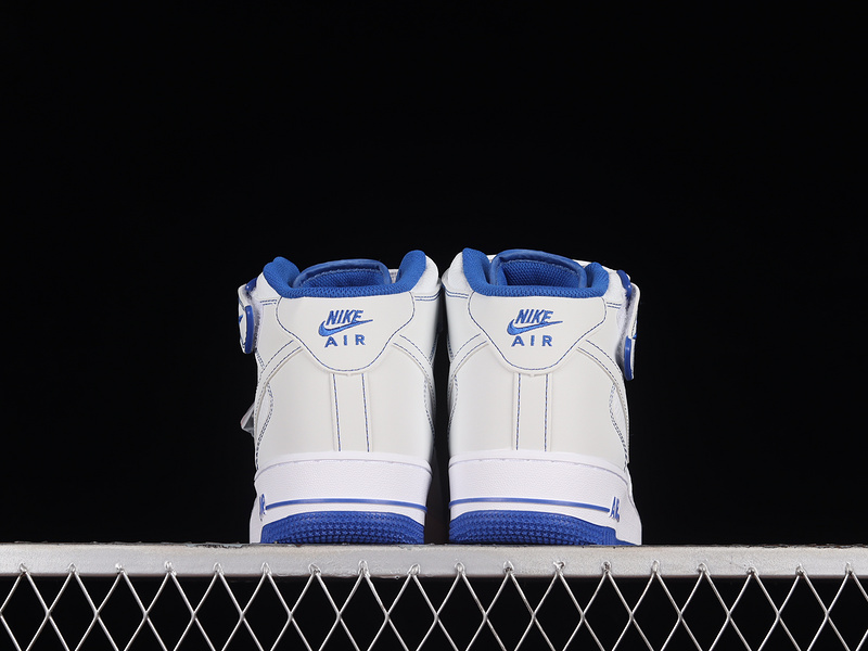 Air Force 1 Mid 07 White/Dark Blue/White 7