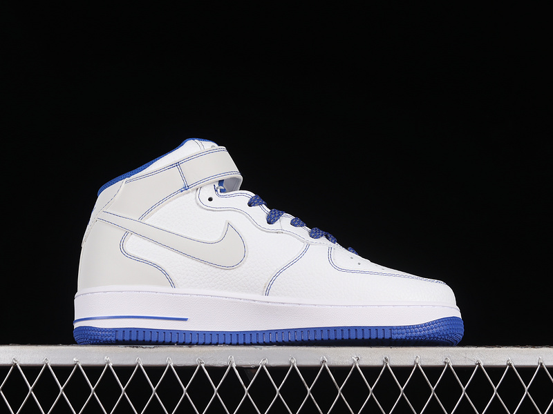 Air Force 1 Mid 07 White/Dark Blue/White 21