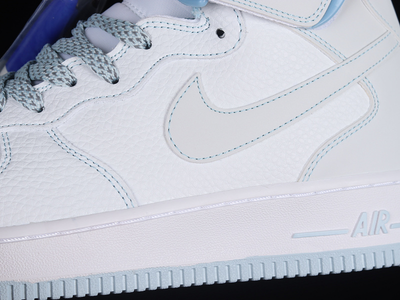 Nike Air Force 1 '07 Mid White/Blue/Grey 15