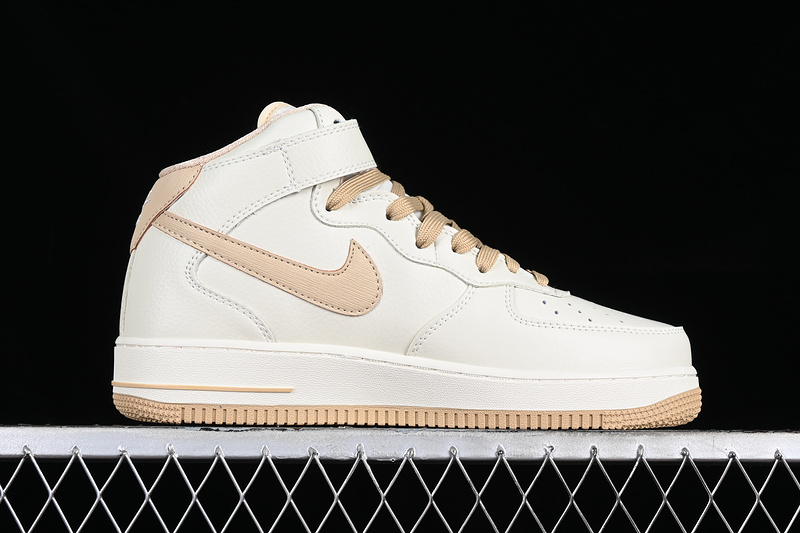 Air Force 1 Mid White/Khaki 21