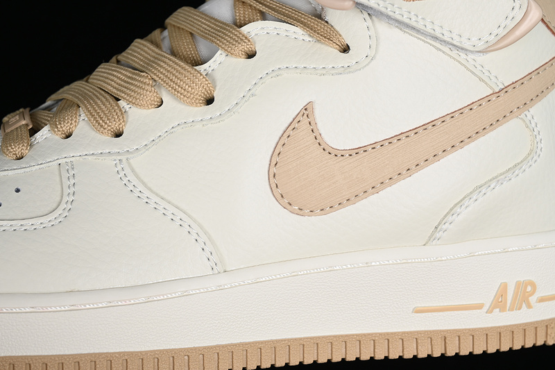 Air Force 1 Mid White/Khaki 31