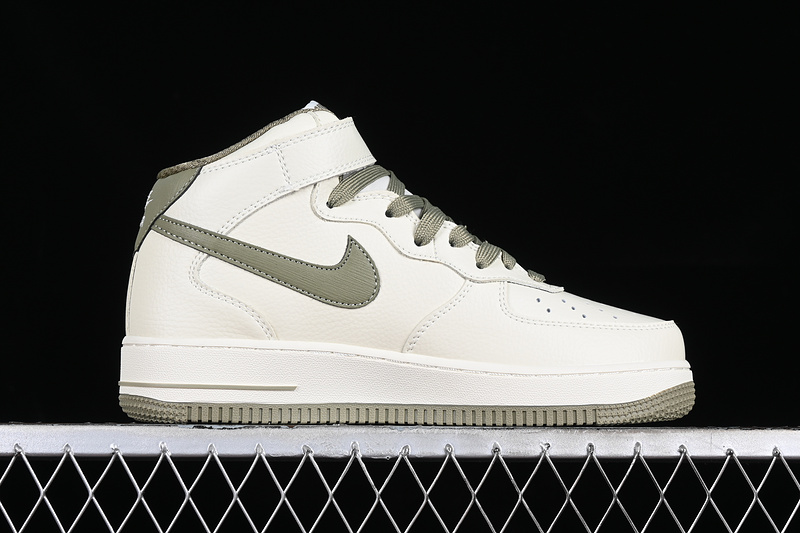 Air Force 1 Mid Beige/Army Green 29