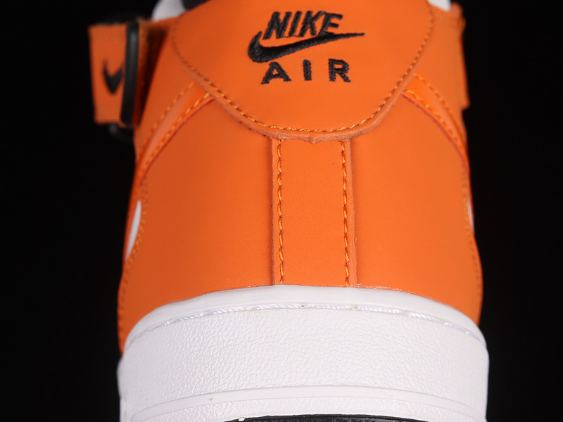 Air Force 1 Mid 07 White/Black/Orange 19