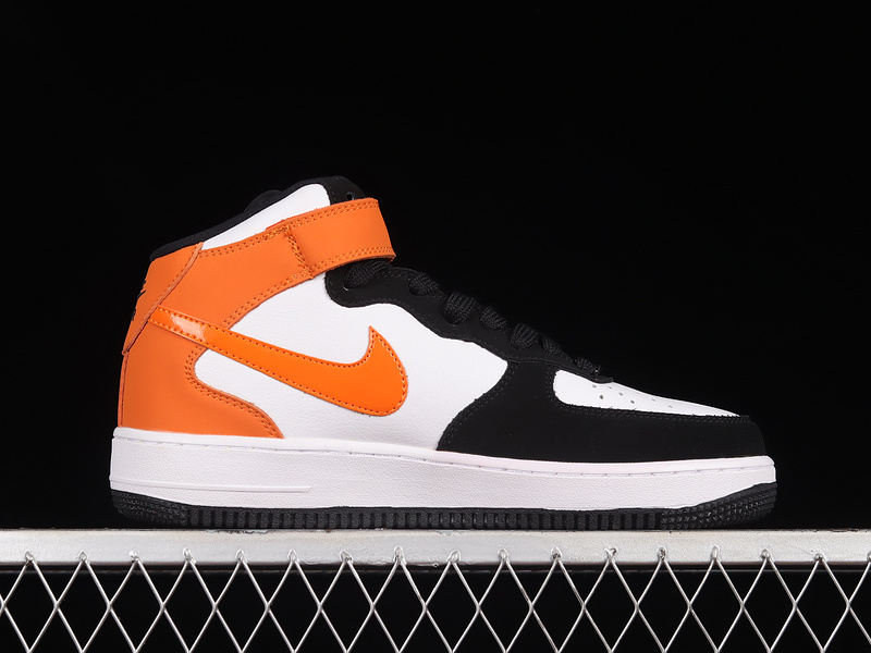 Air Force 1 Mid 07 White/Black/Orange 29