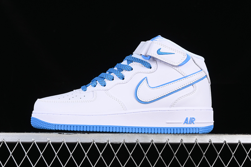 Nike Air Force 1 '07 Mid White/Blue 5