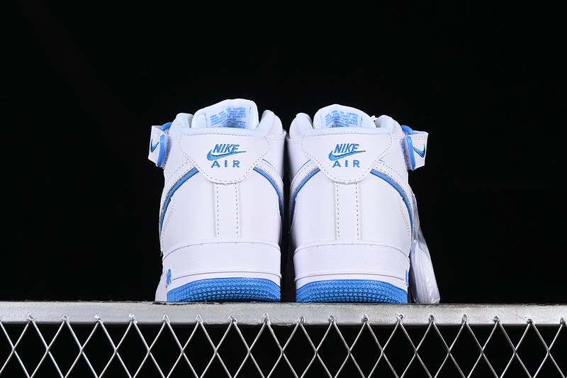 Nike Air Force 1 '07 Mid White/Blue 7