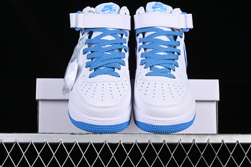 Nike Air Force 1 '07 Mid White/Blue 11