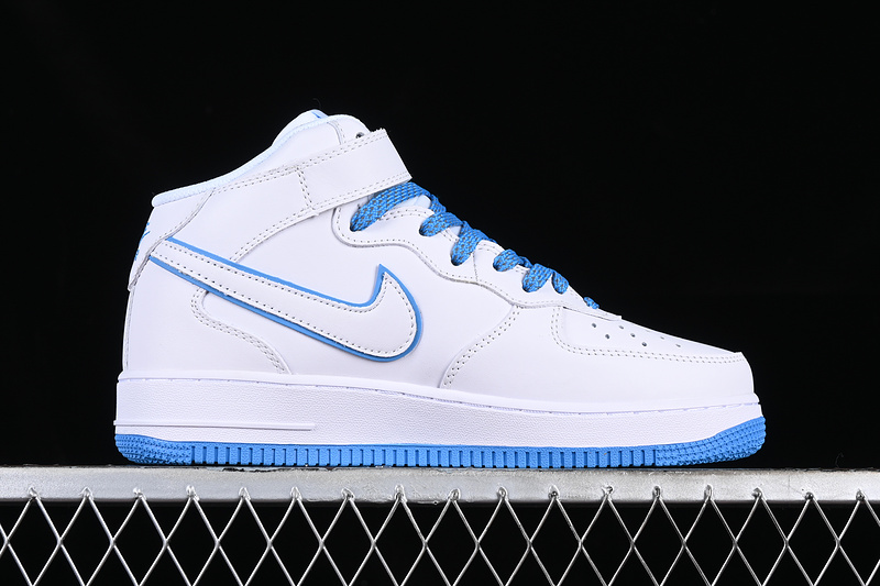 Nike Air Force 1 '07 Mid White/Blue 13