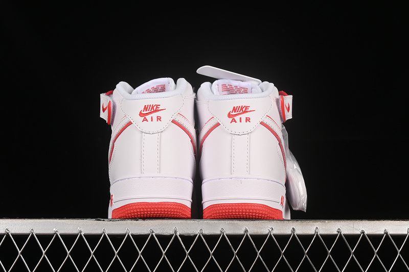 Nike Air Force 1 '07 Mid Off White/Red 17