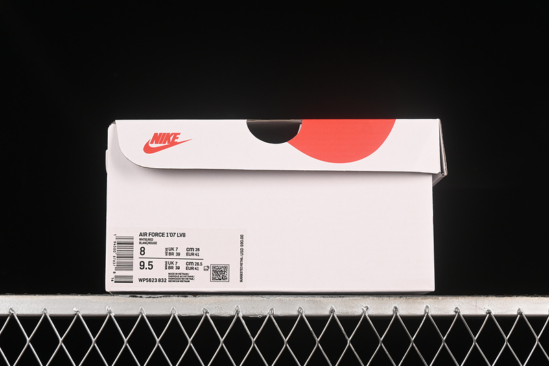 Nike Air Force 1 '07 Mid Off White/Red 19