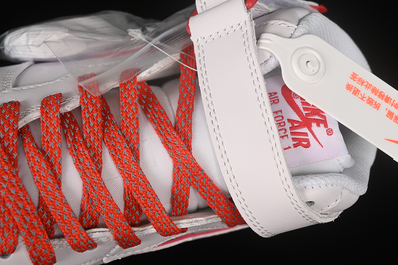 Nike Air Force 1 '07 Mid Off White/Red 27