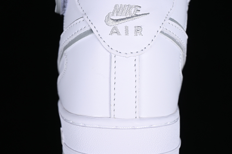 Nike Air Force 1 '07 Mid White/Silver 27